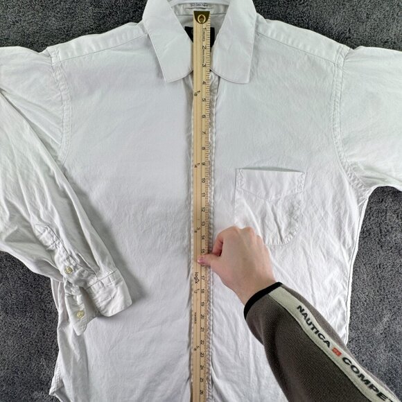 Gitman Bros For Reed’s Long Sleeve Button Up Shirt Men’s White 15.5 35 TTX - Picture 3 of 14
